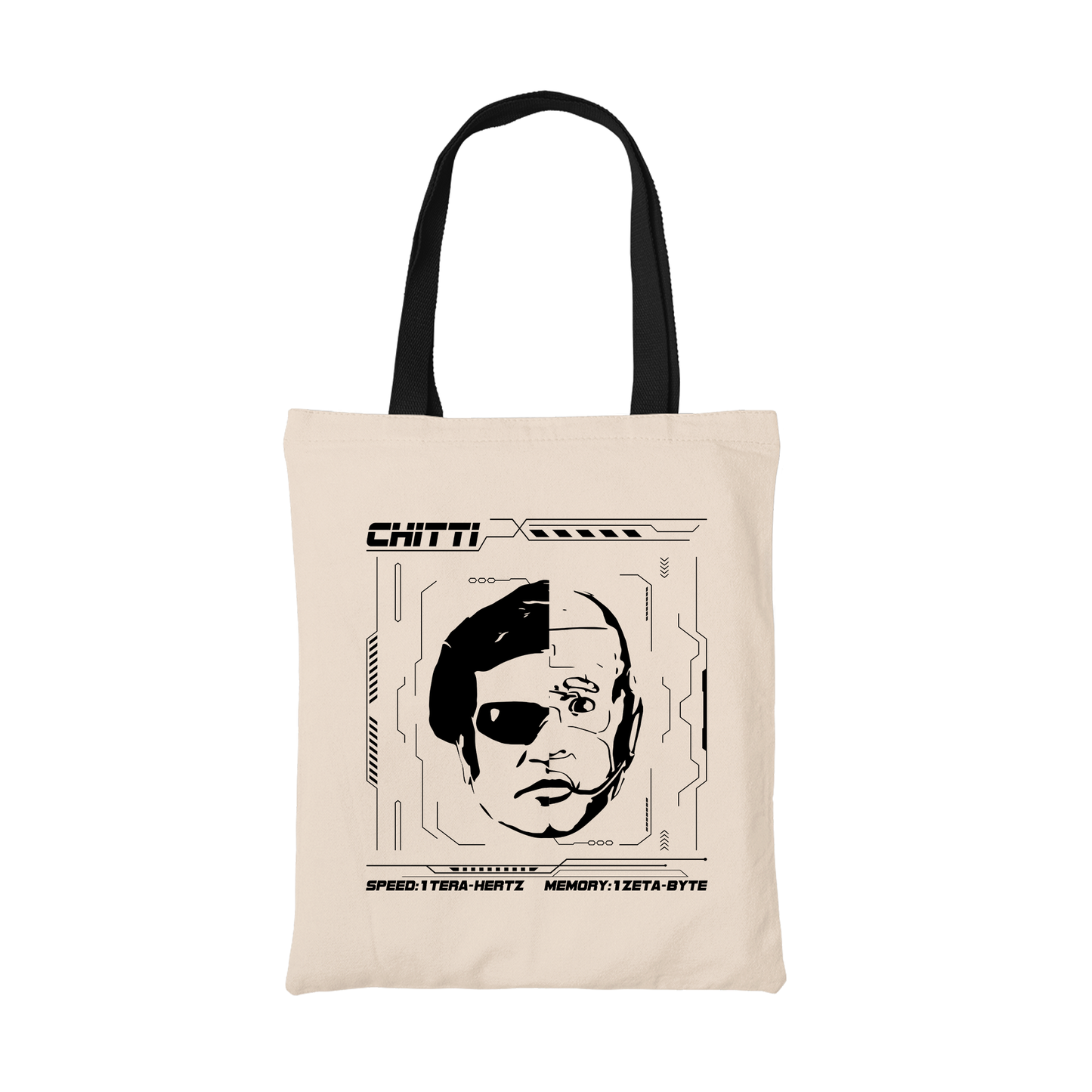 Chitti Futuristic HUD Interface - Eco Tote Bag