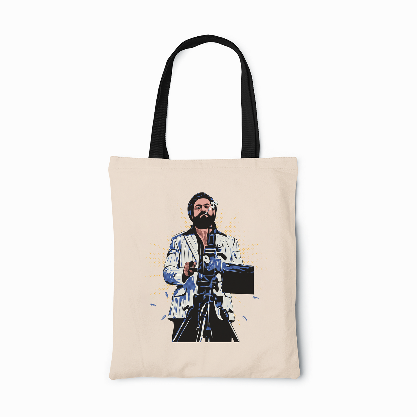 KGF Comic Style - Rocking Star Yash Eco Tote Bag
