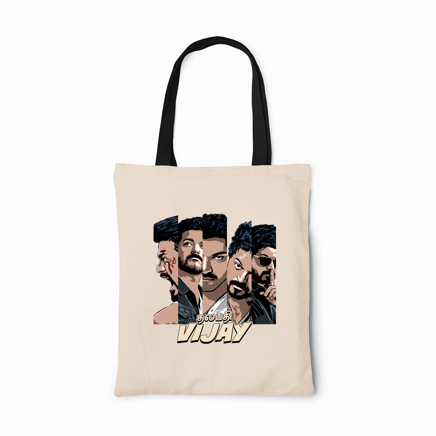 Thalapathy Vijay Comic Book Design - Eco Tote Bag