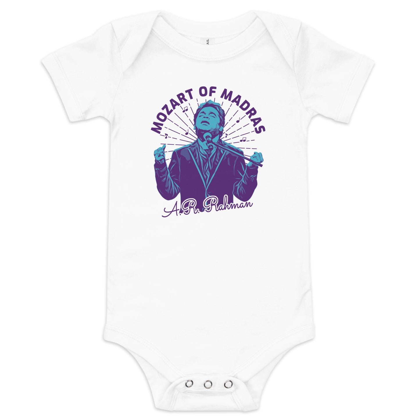 AR Rahman "Mozart of Madras" - Baby Short Sleeve One Piece