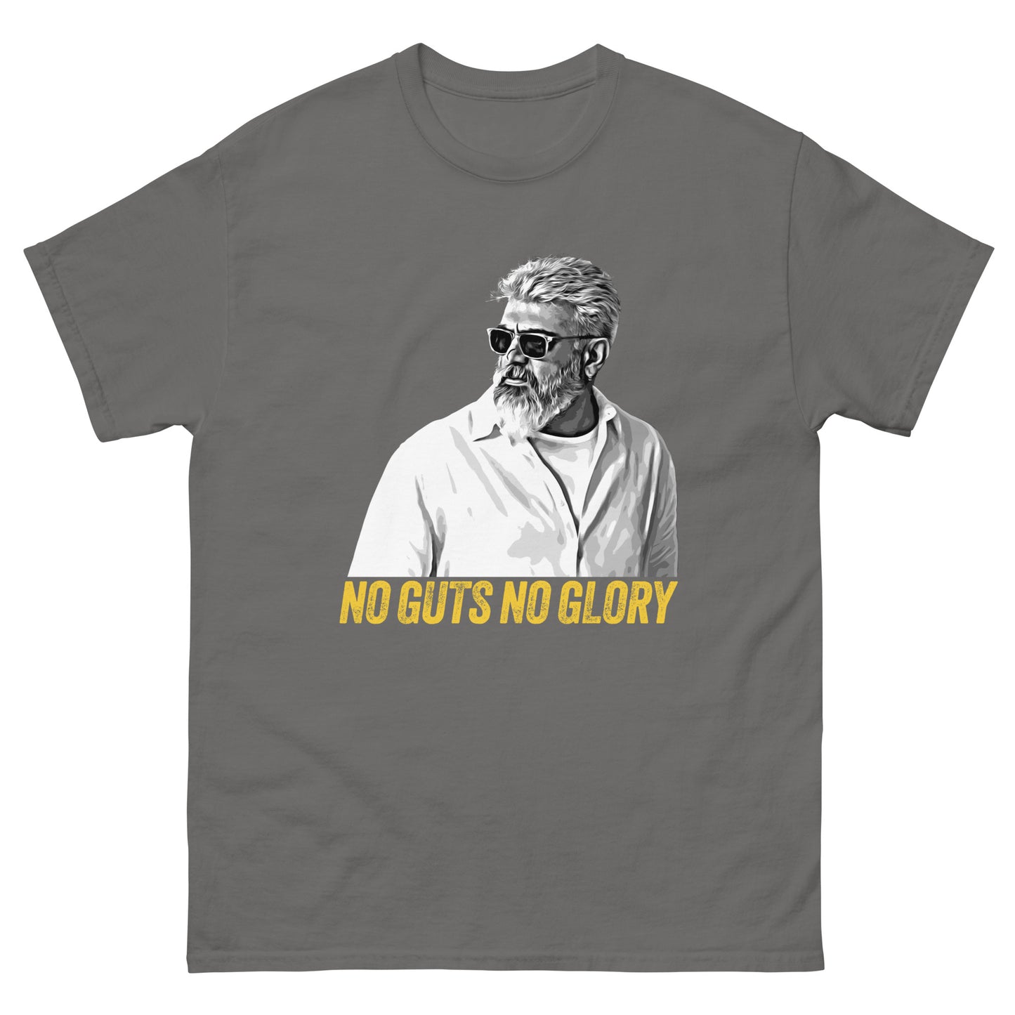 No Guts, No Glory: Ajith Kumar Tribute Tee