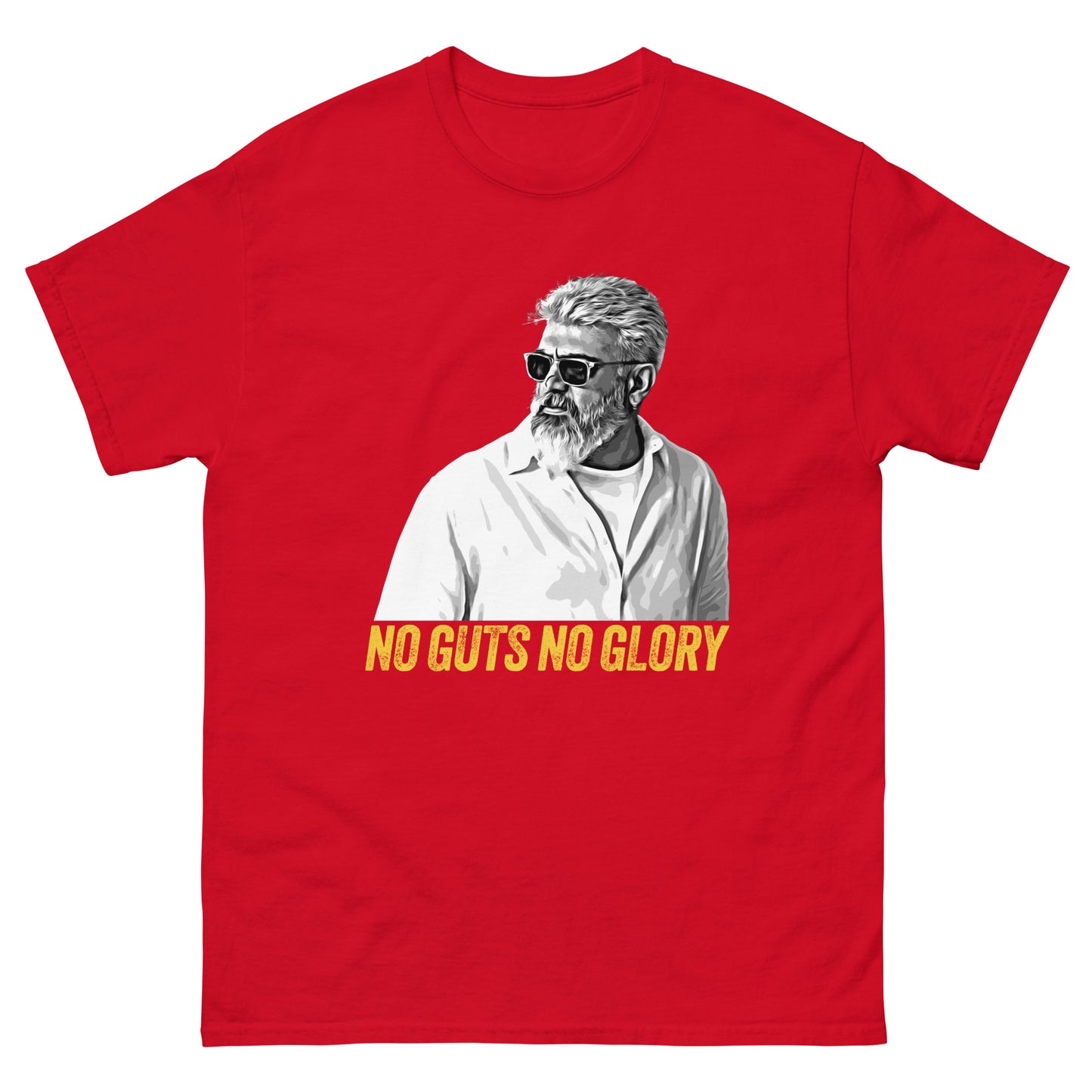 No Guts, No Glory: Ajith Kumar Tribute Tee