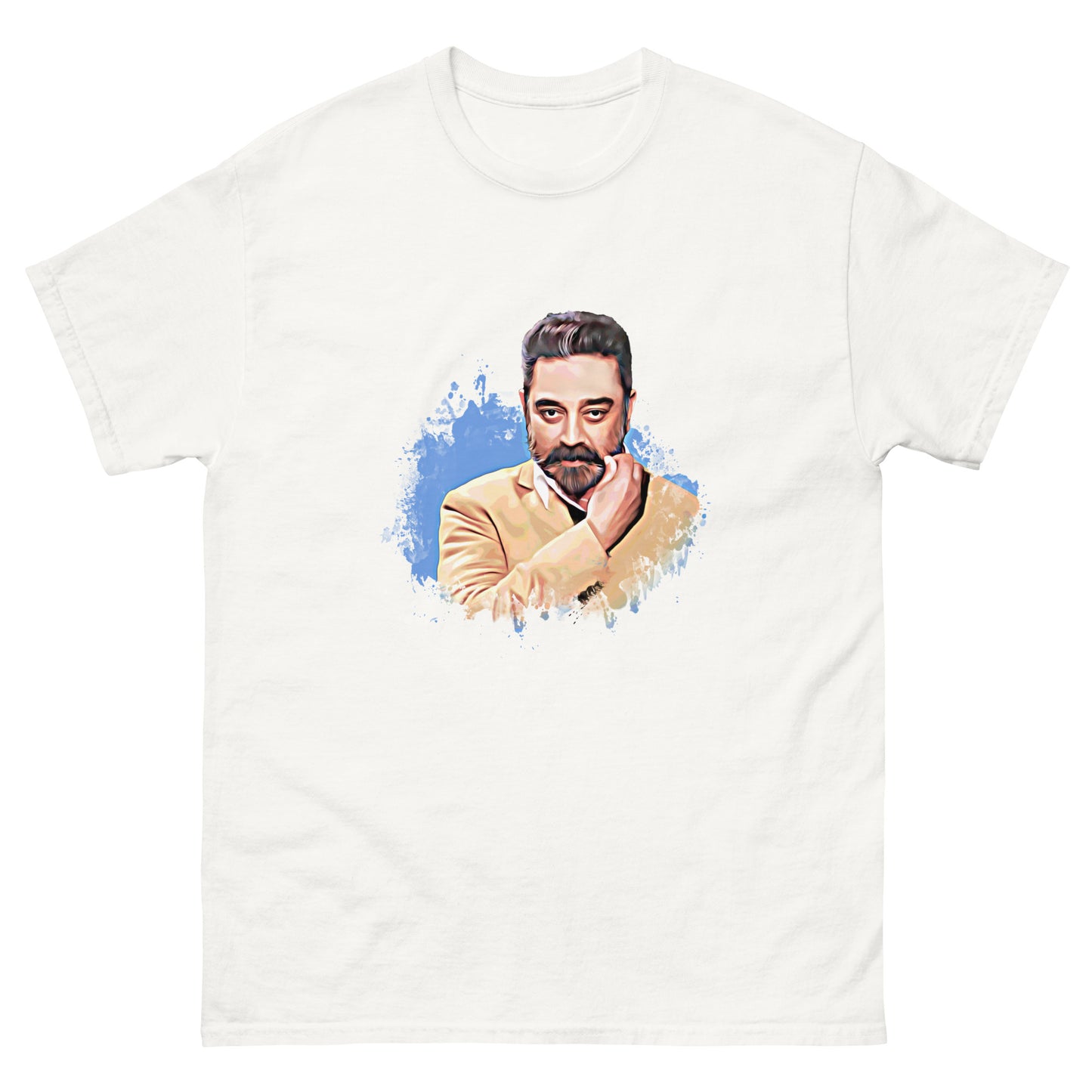 Kamal Haasan - Ink Splatter Art T-Shirt