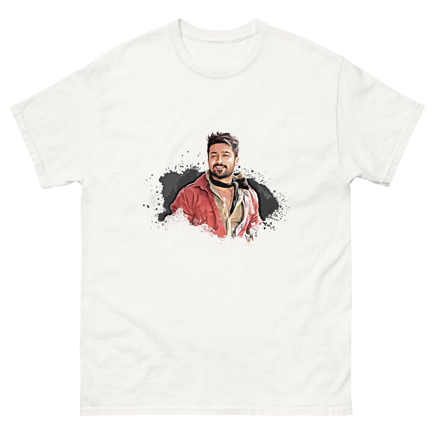 Suriya - Ink Splatter Art T-Shirt