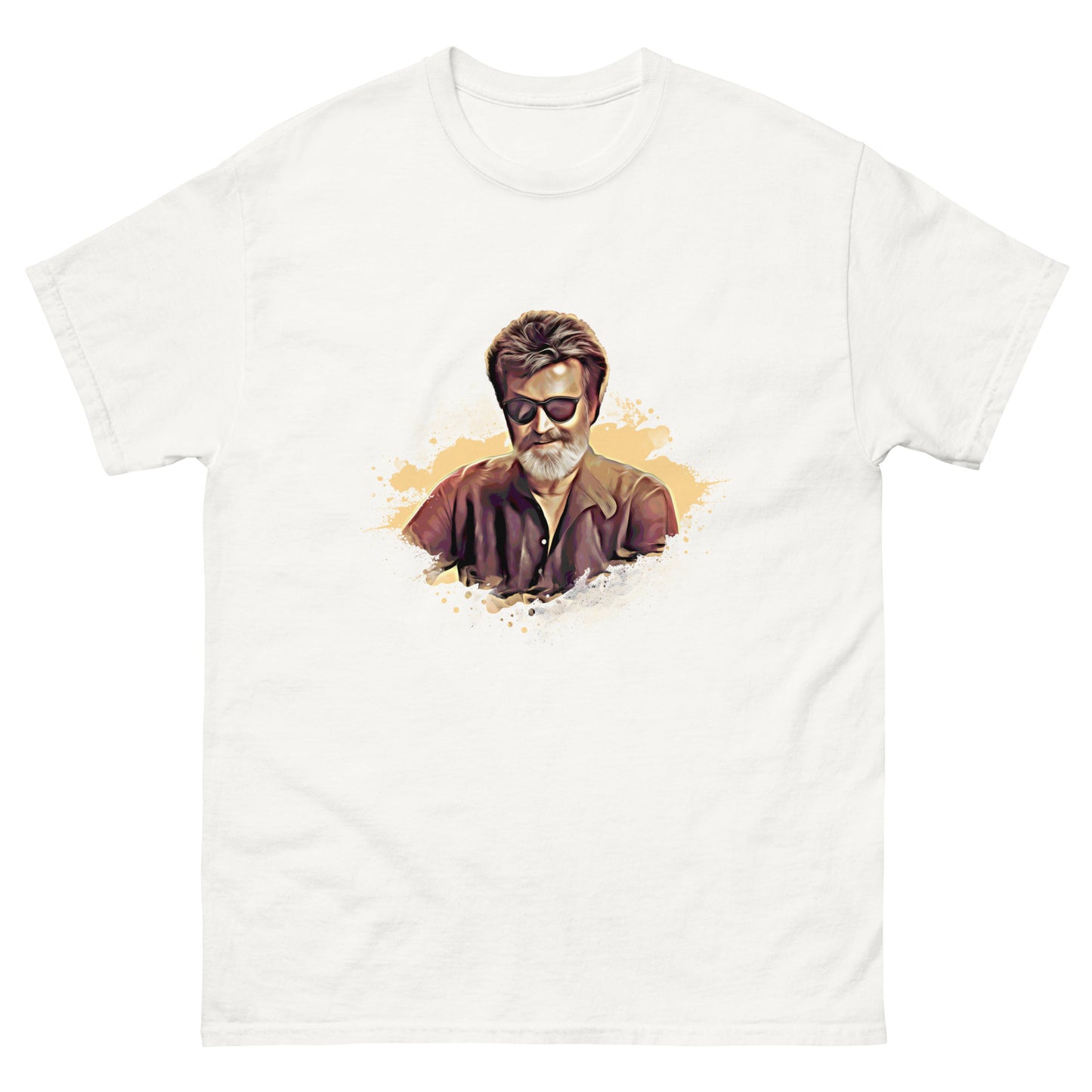 Rajinikanth - Ink Splatter Art T-Shirt