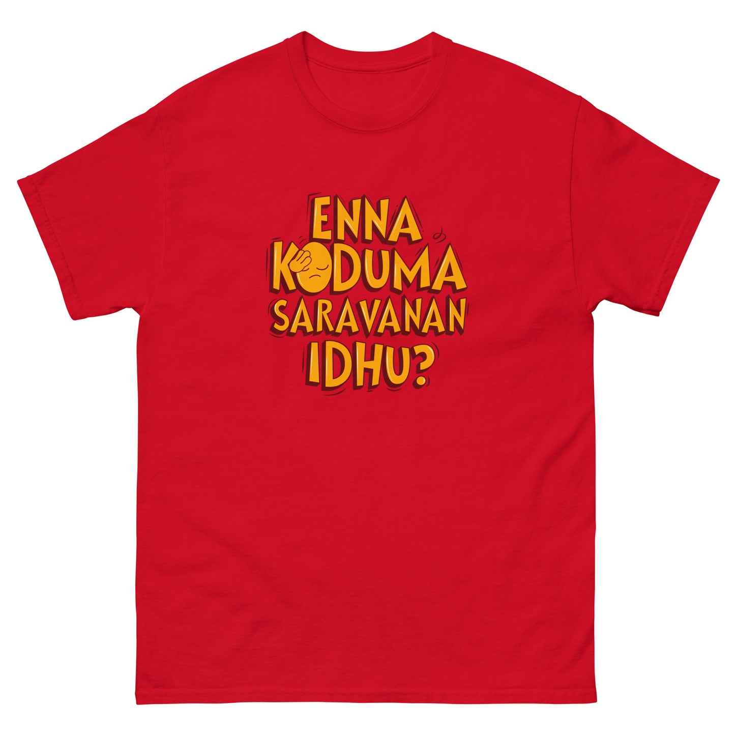 Enna Koduma Saravanan Idhu Unisex Quote Tee