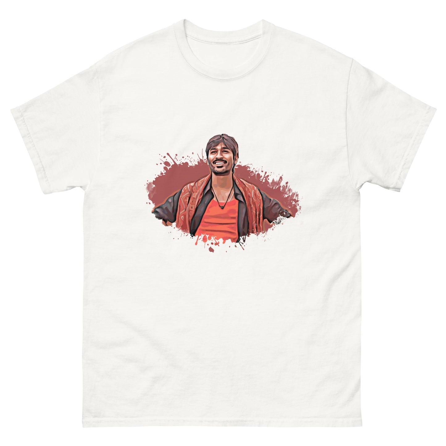Dhanush - Ink Splatter Art T-Shirt
