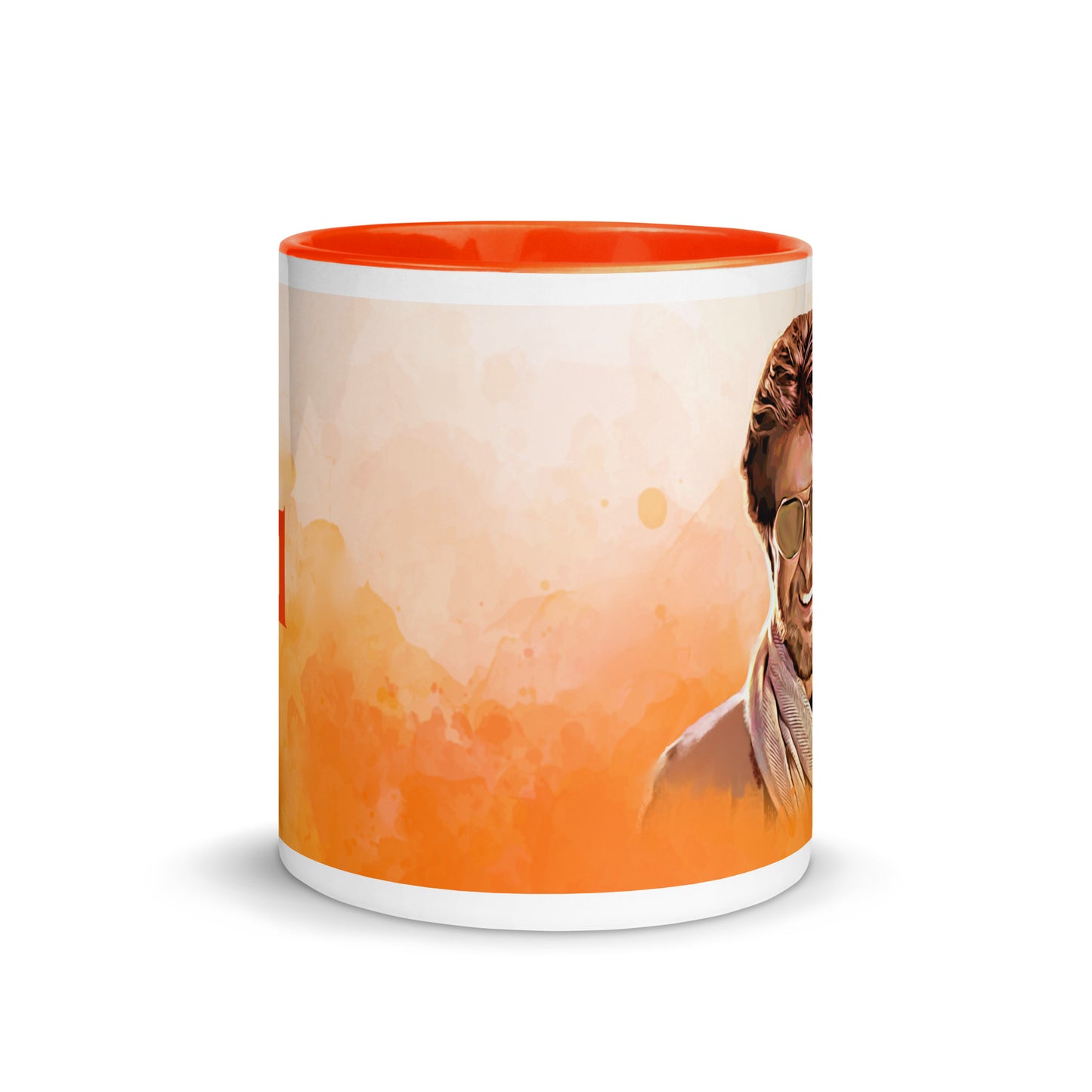Canvas Art Rajinikanth Mug with Colour Inside