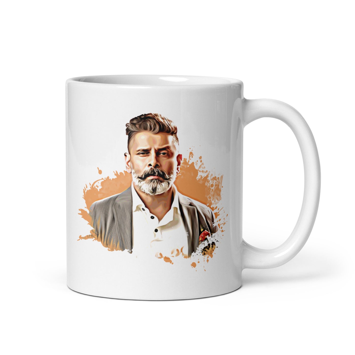 Vikram - Ink Splatter Art Mug