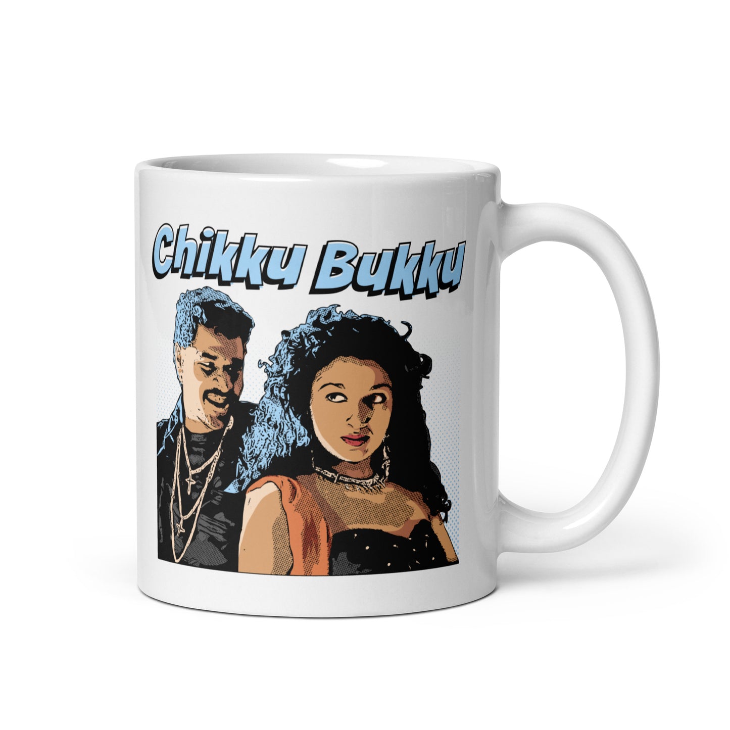 Chikku Bukku by AR Rahman White Glossy Mug