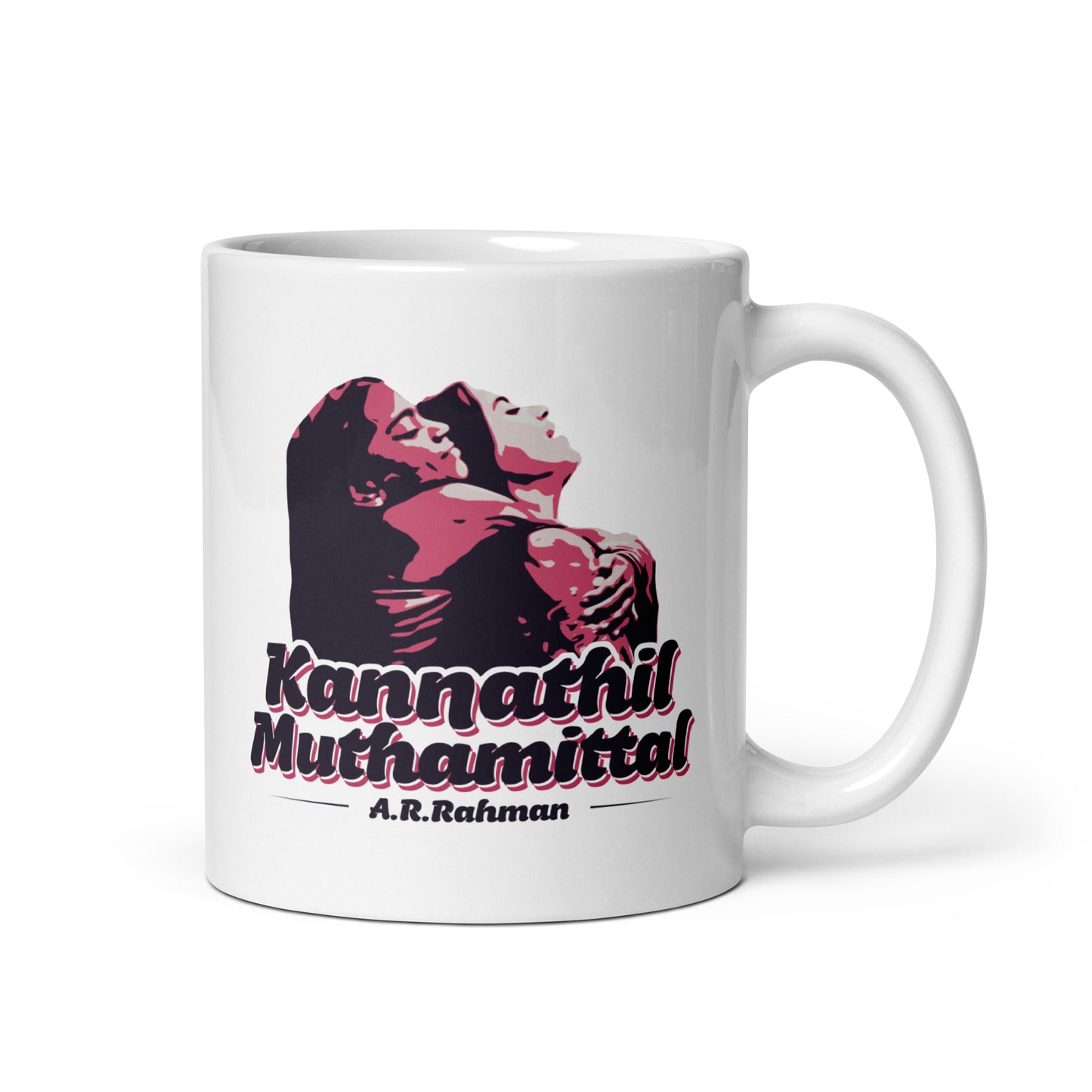 Kannathil Muthamittal by AR Rahman White Glossy Mug