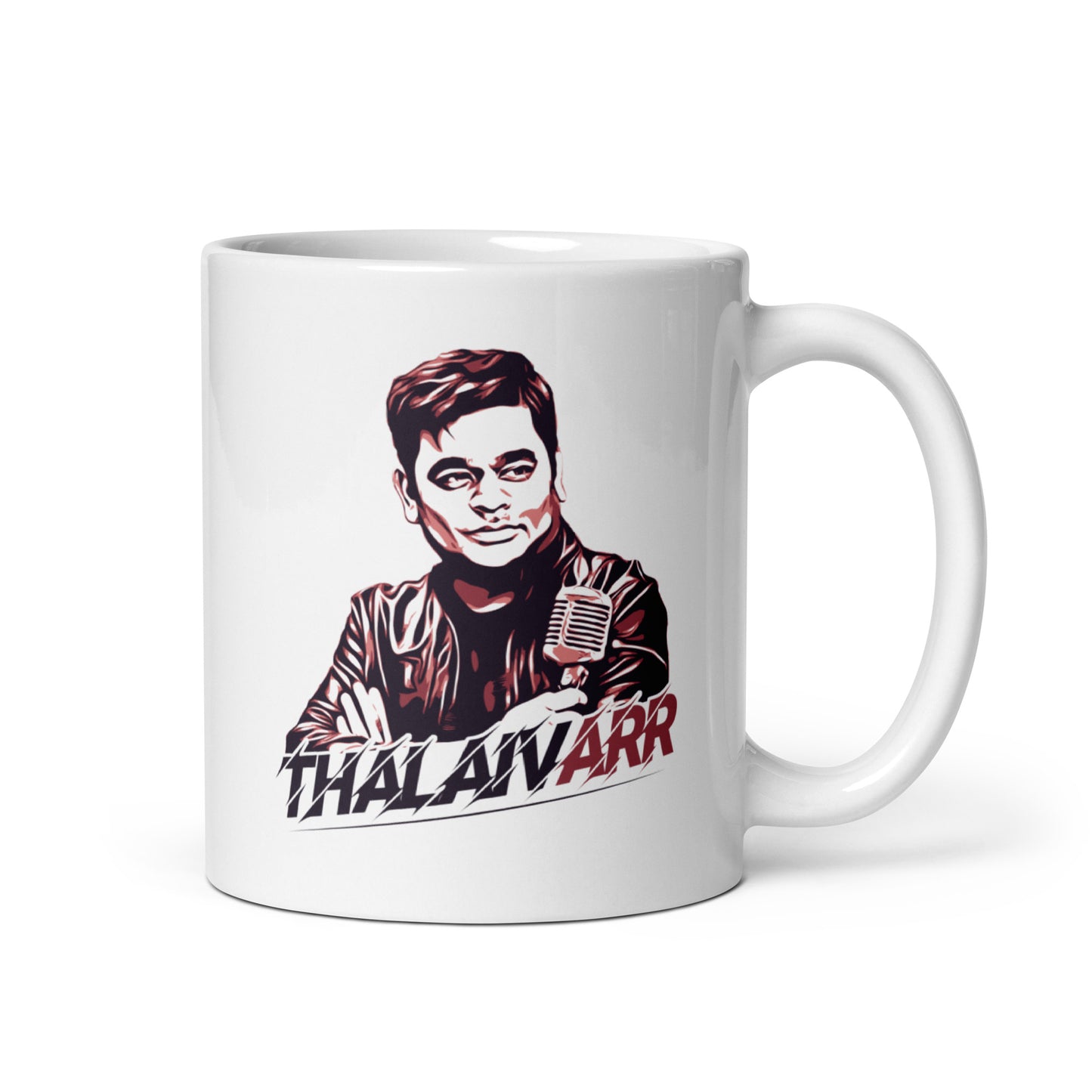 ThalaivARR White - Glossy Mug