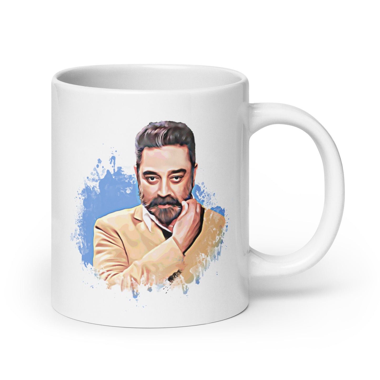 Kamal Haasan - Ink Splatter Art Mug