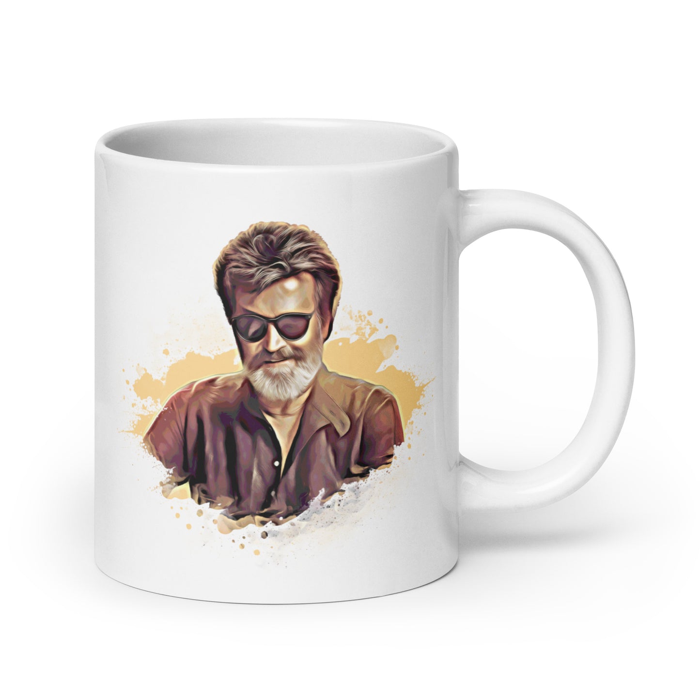 Rajinikanth - Ink Splatter Art Mug