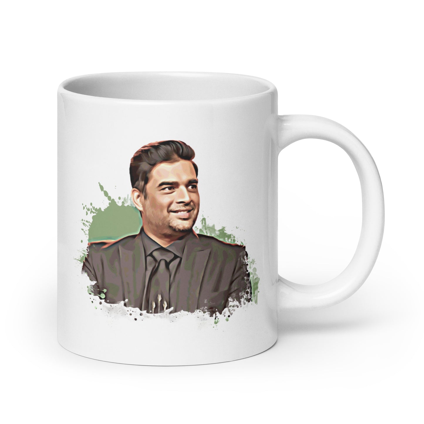 Madhavan - Ink Splatter Art Mug