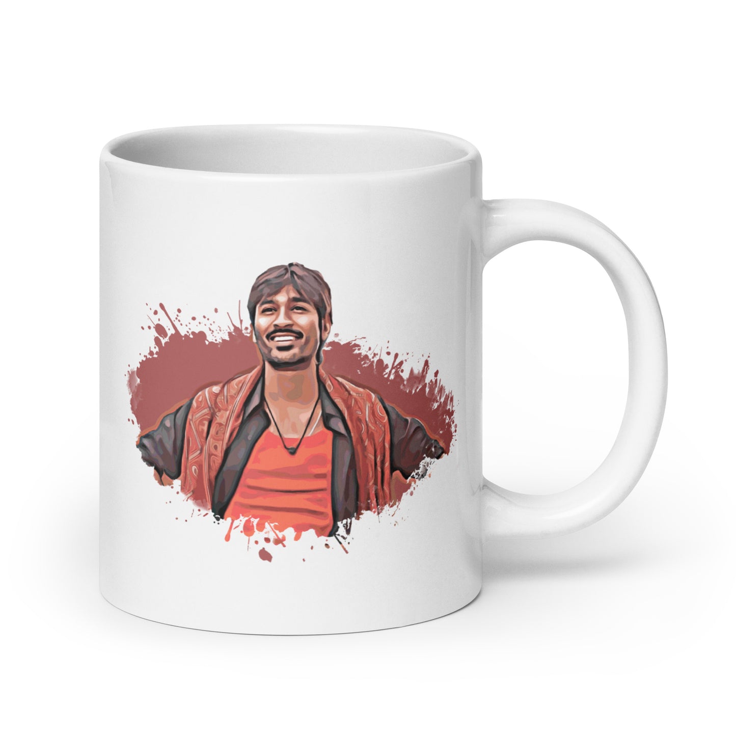 Dhanush - Ink Splatter Art Mug