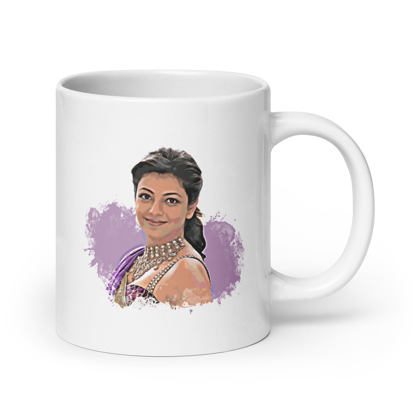 Kajal Aggarwal - Ink Splatter Art Mug