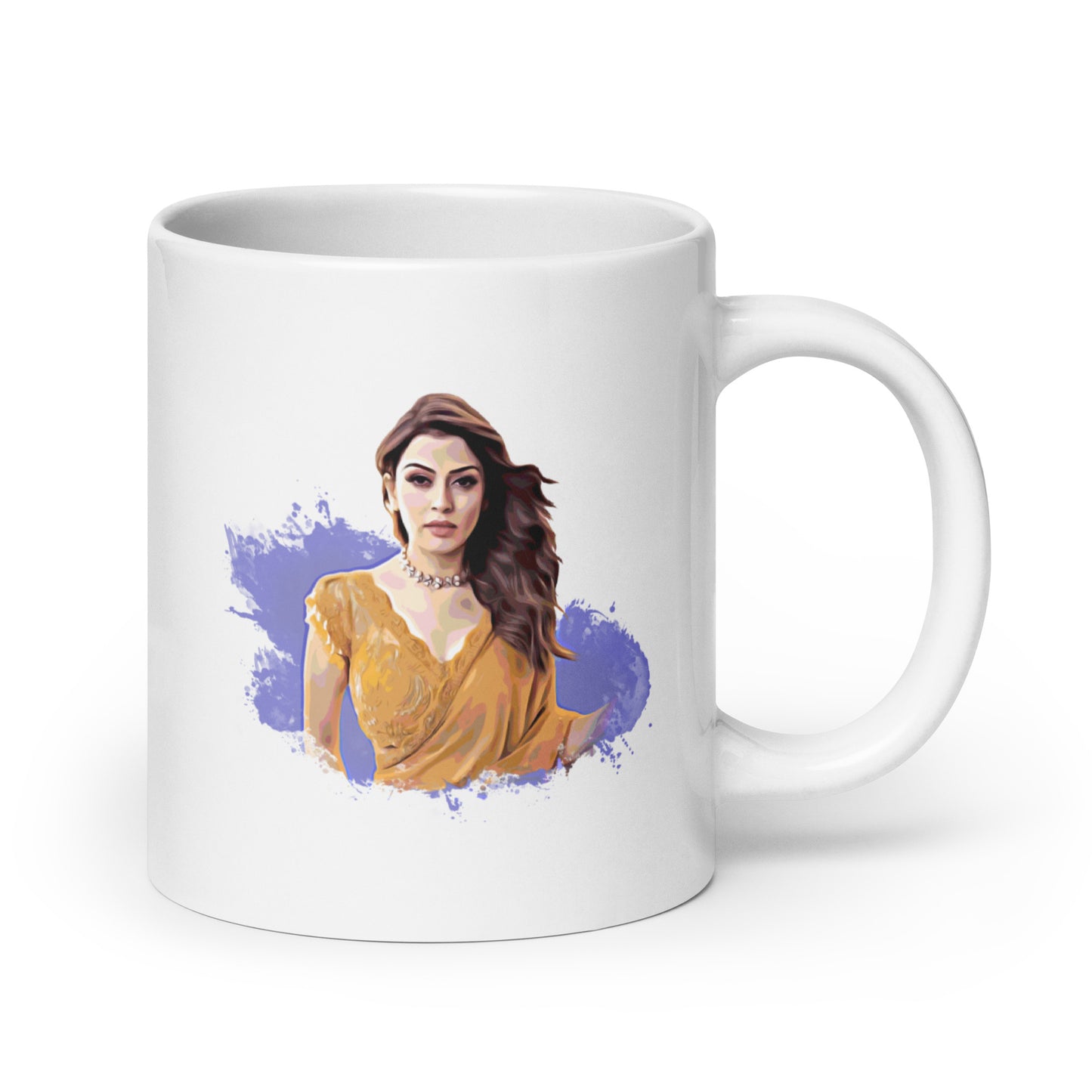 Hansika Motwani - Ink Splatter Art Mug