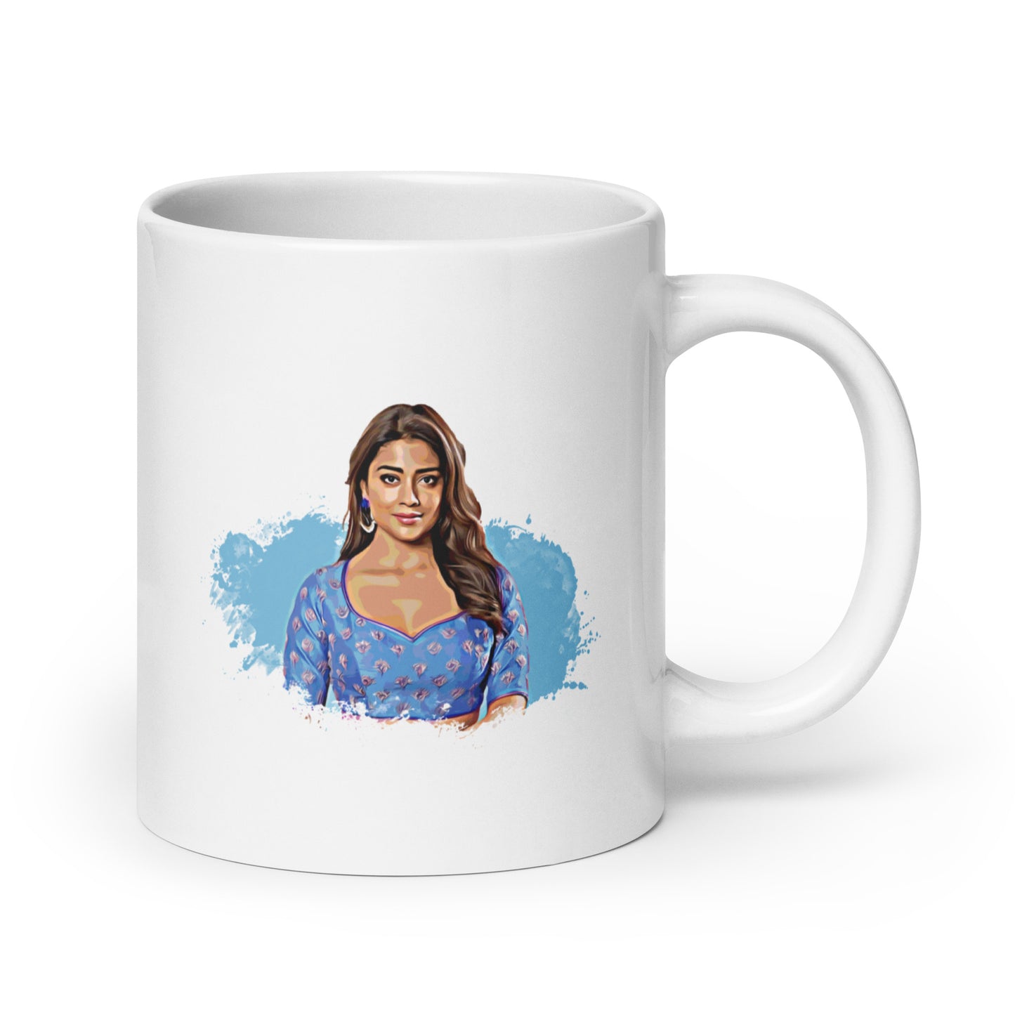 Shriya - Ink Splatter Art Mug