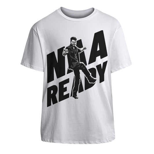 Naa Ready - Unisex Cotton T-Shirt With Short Sleeve