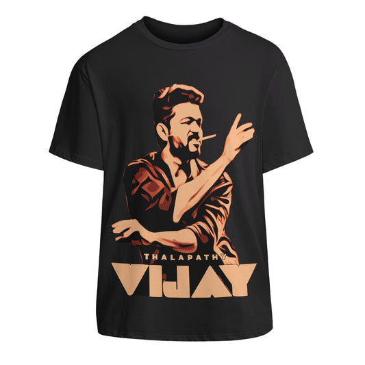 Thalapathy Vijay as Leo Das - Unisex Cotton T-Shirt With Short Sleeve