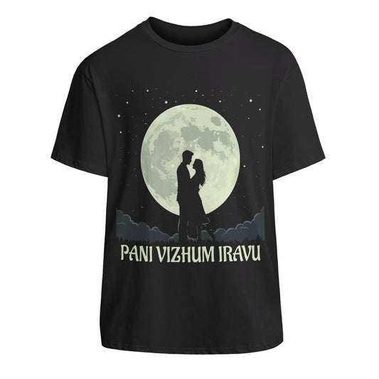 Pani vizhum iravu - Raaja Unisex Cotton T-Shirt With Short Sleeve