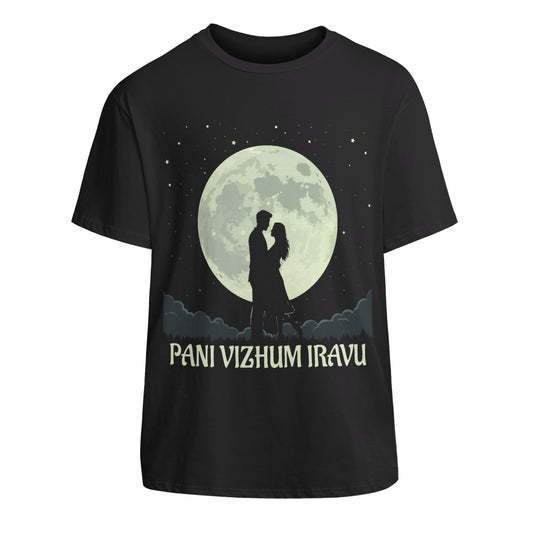 Pani vizhum iravu - Raaja Unisex Cotton T-Shirt With Short Sleeve