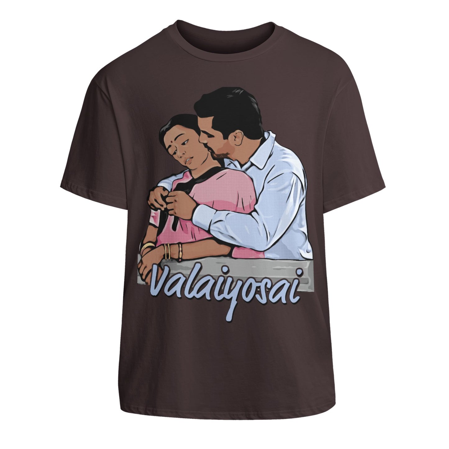 Valaiyosai - Raaja Unisex Cotton T-Shirt With Short Sleeve