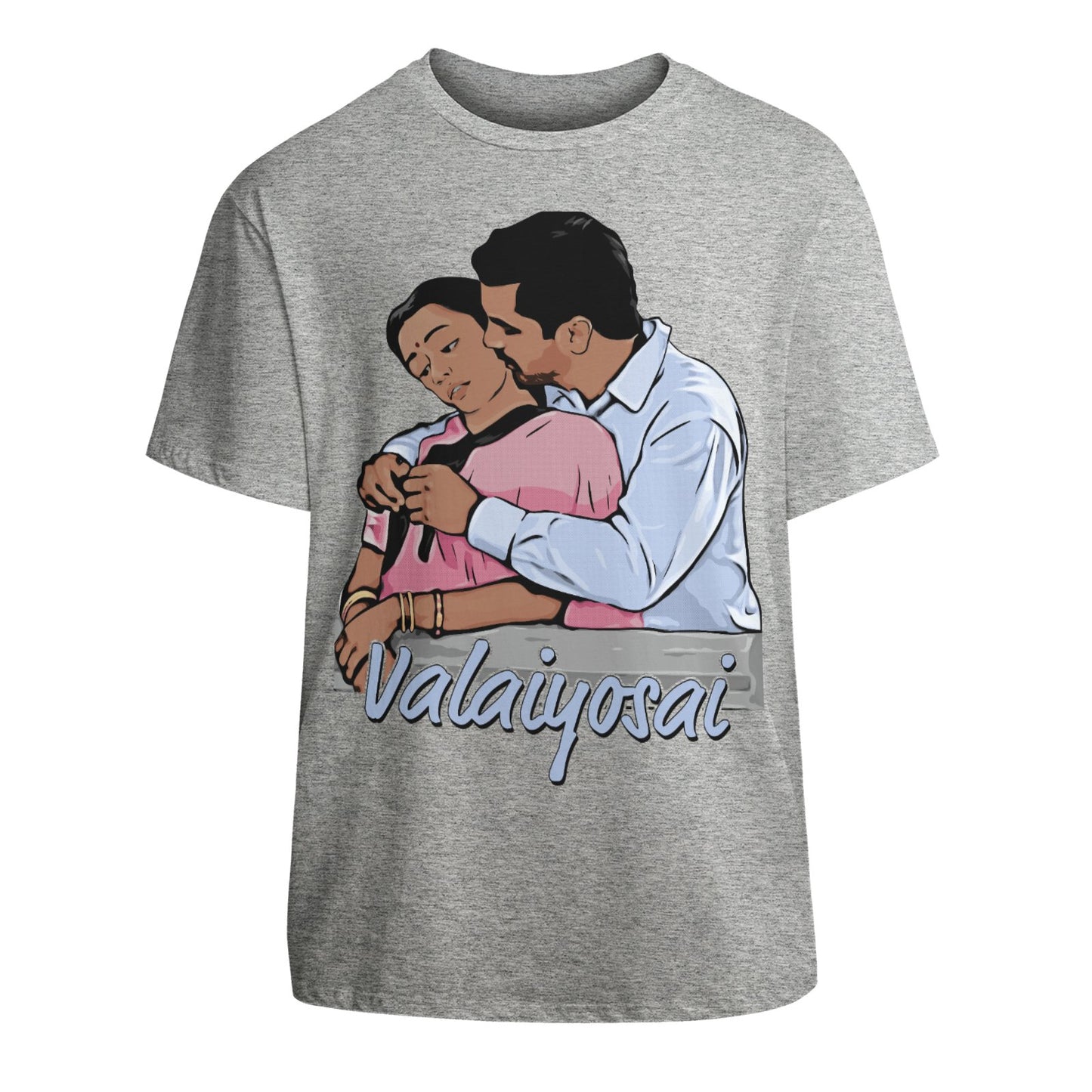Valaiyosai - Raaja Unisex Cotton T-Shirt With Short Sleeve