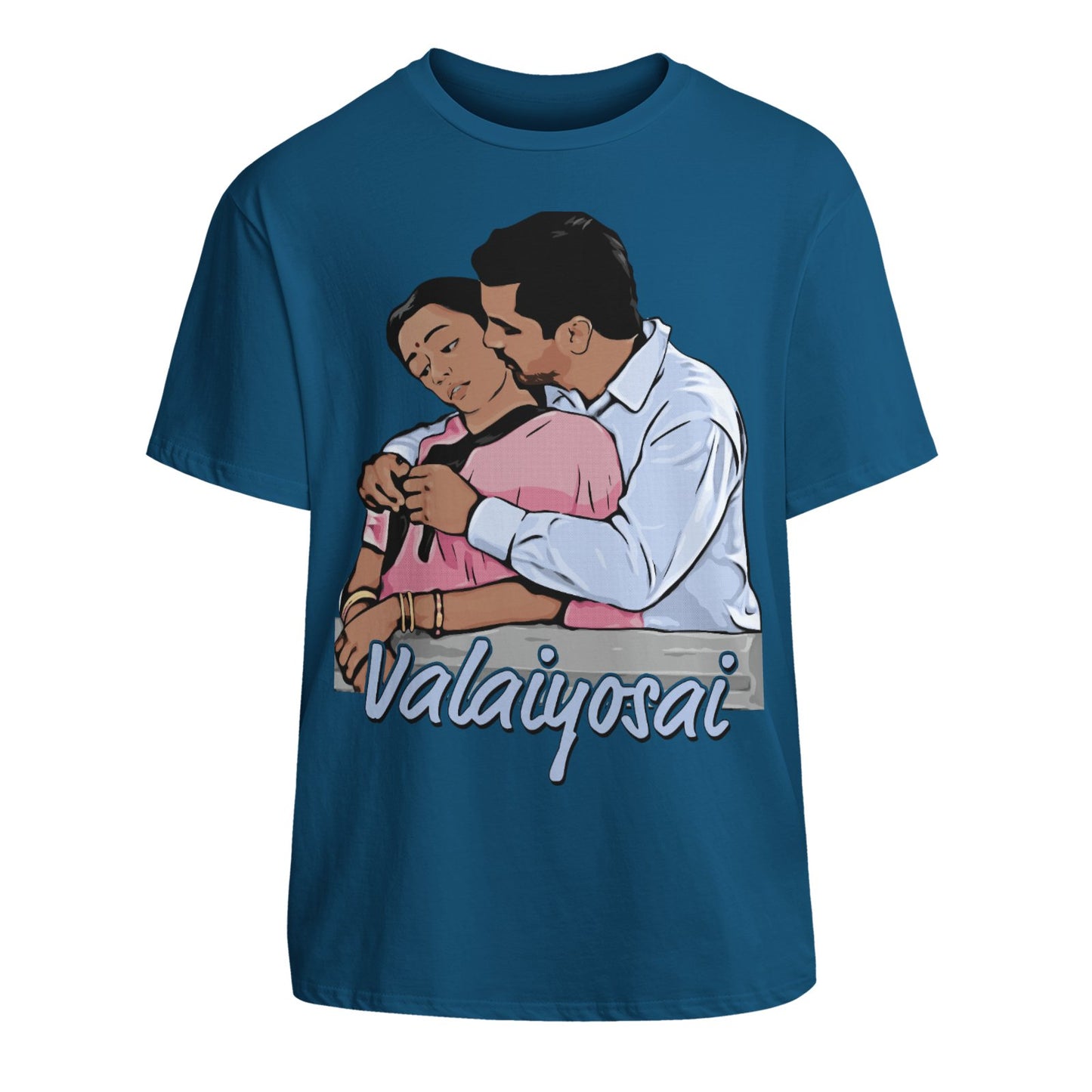 Valaiyosai - Raaja Unisex Cotton T-Shirt With Short Sleeve