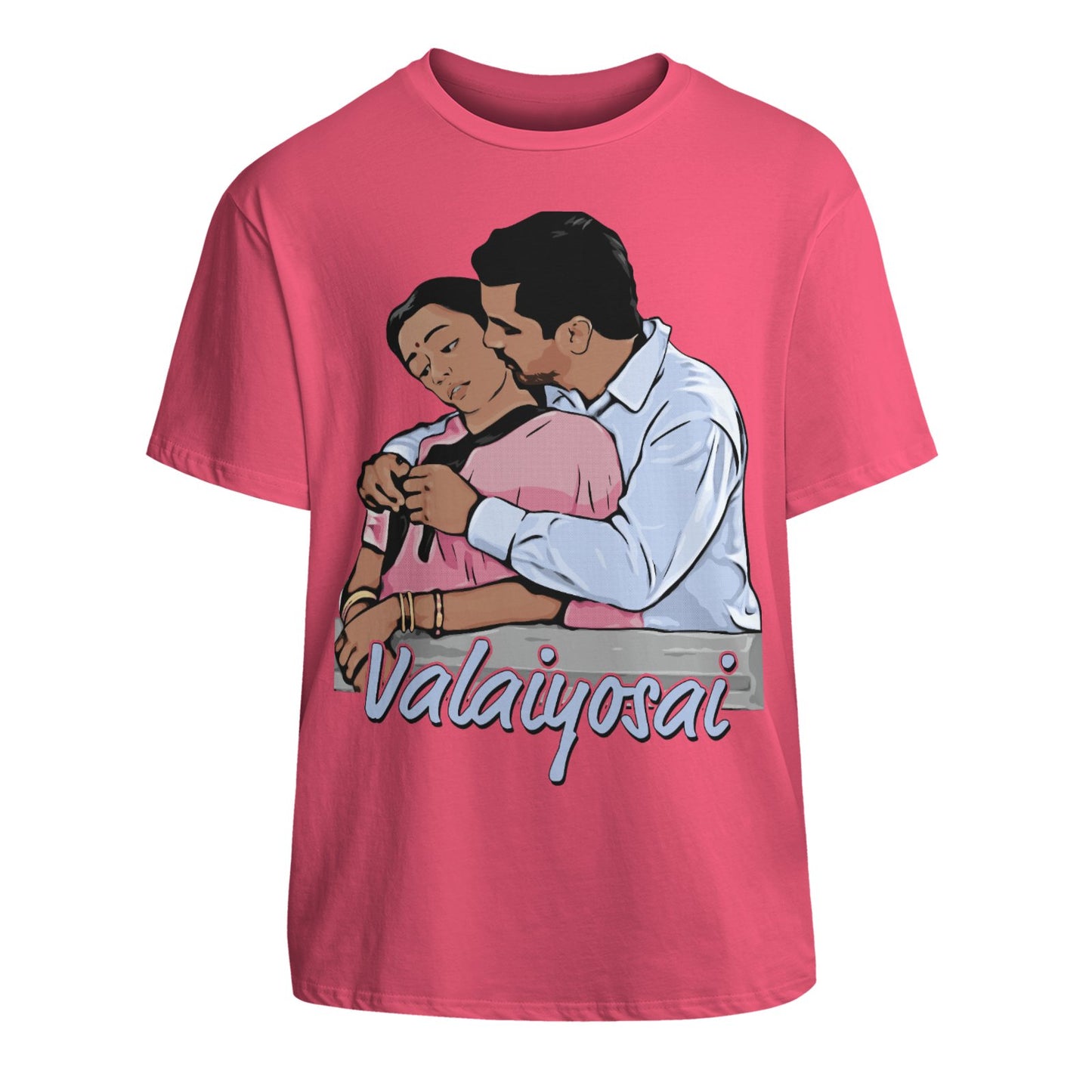 Valaiyosai - Raaja Unisex Cotton T-Shirt With Short Sleeve