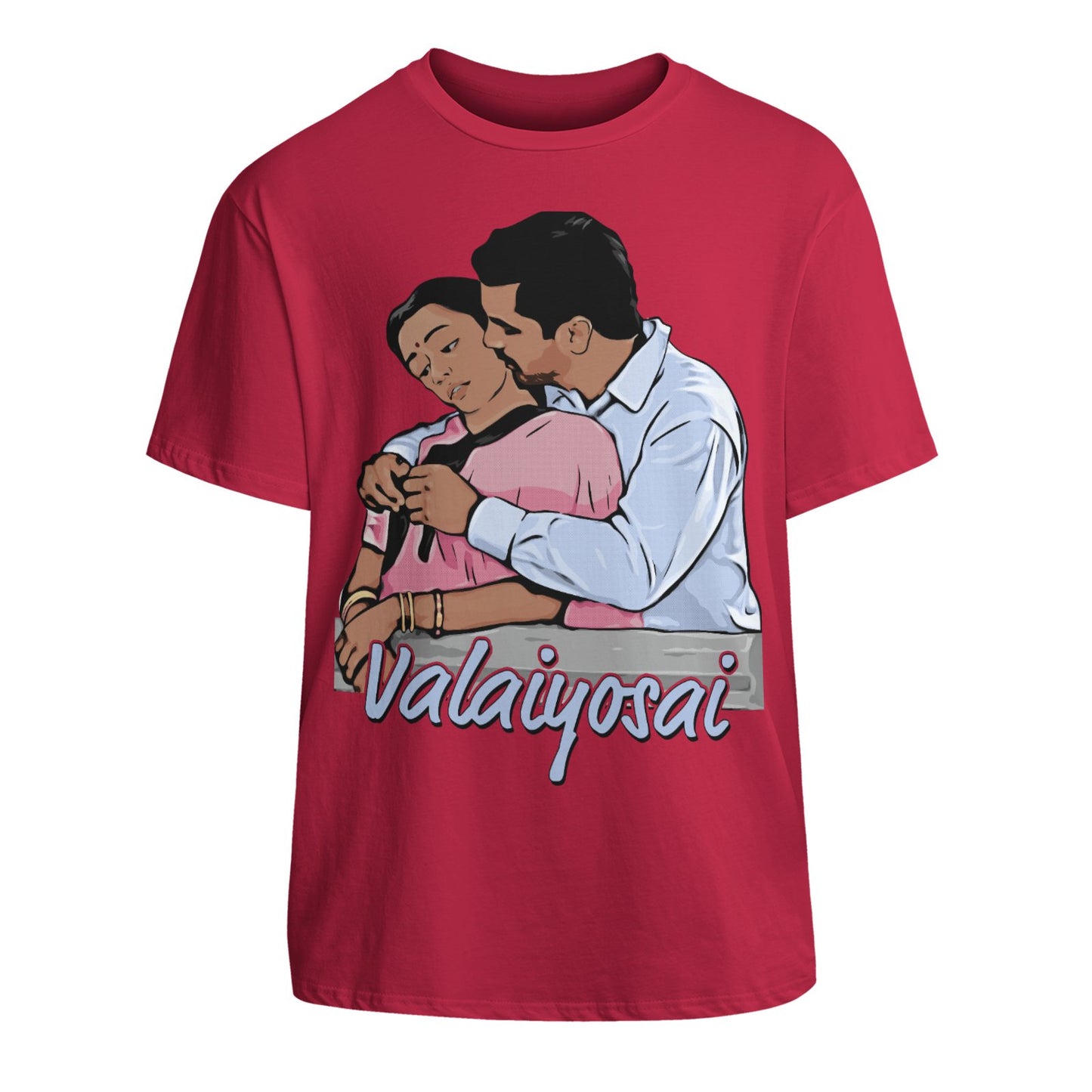 Valaiyosai - Raaja Unisex Cotton T-Shirt With Short Sleeve