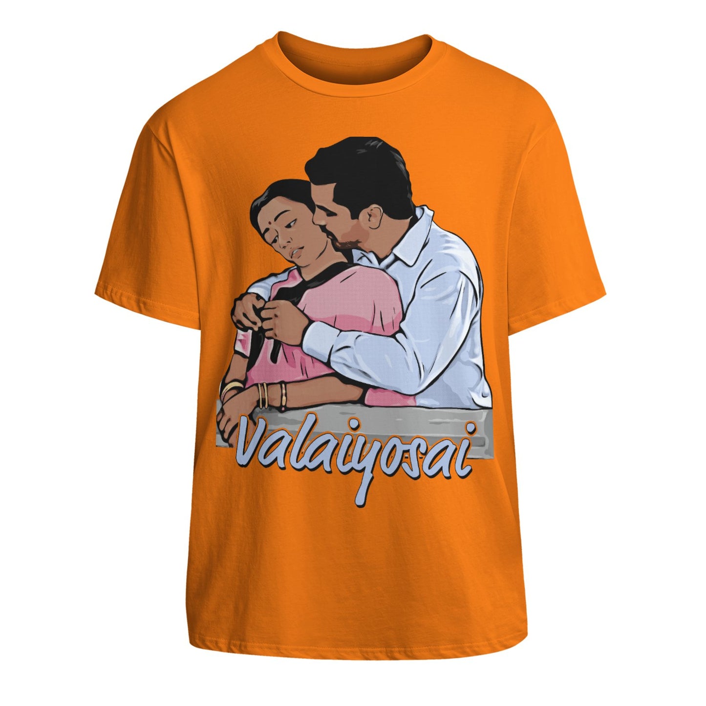 Valaiyosai - Raaja Unisex Cotton T-Shirt With Short Sleeve