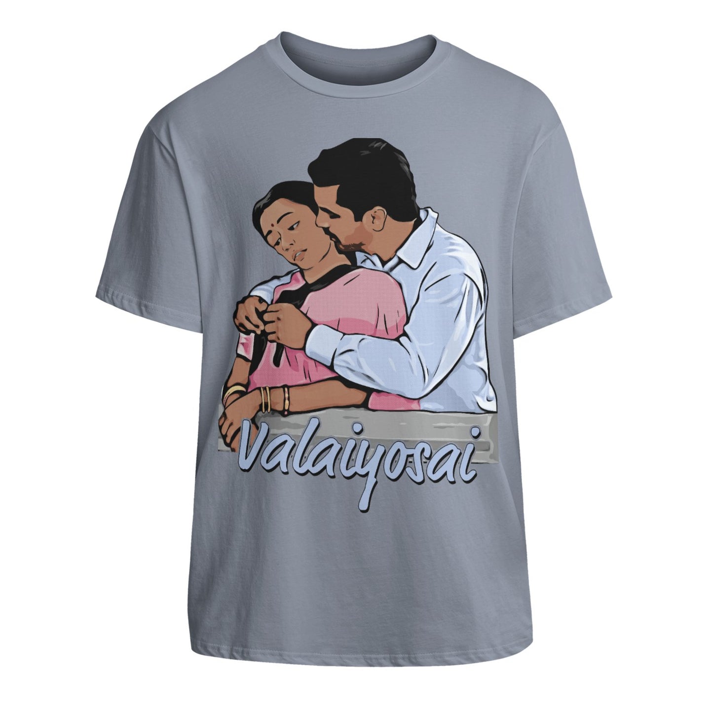 Valaiyosai - Raaja Unisex Cotton T-Shirt With Short Sleeve