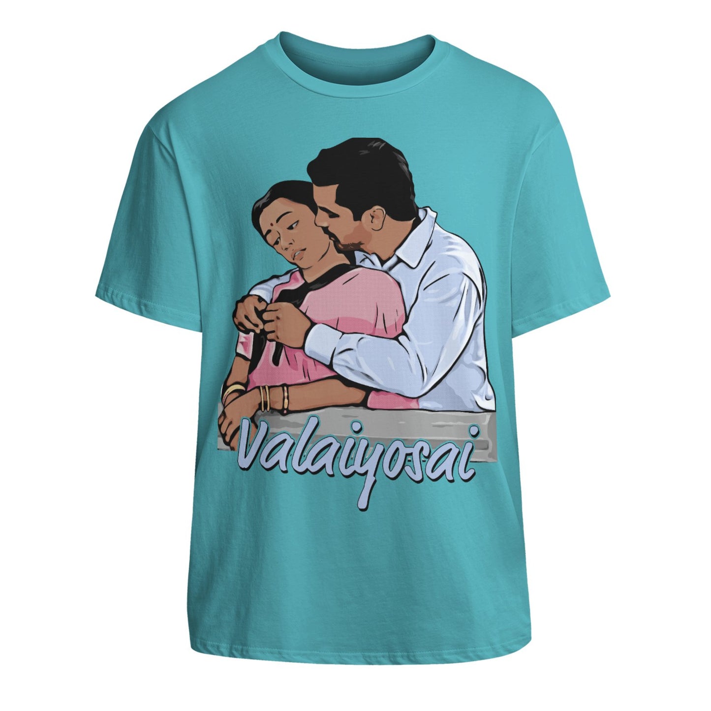Valaiyosai - Raaja Unisex Cotton T-Shirt With Short Sleeve