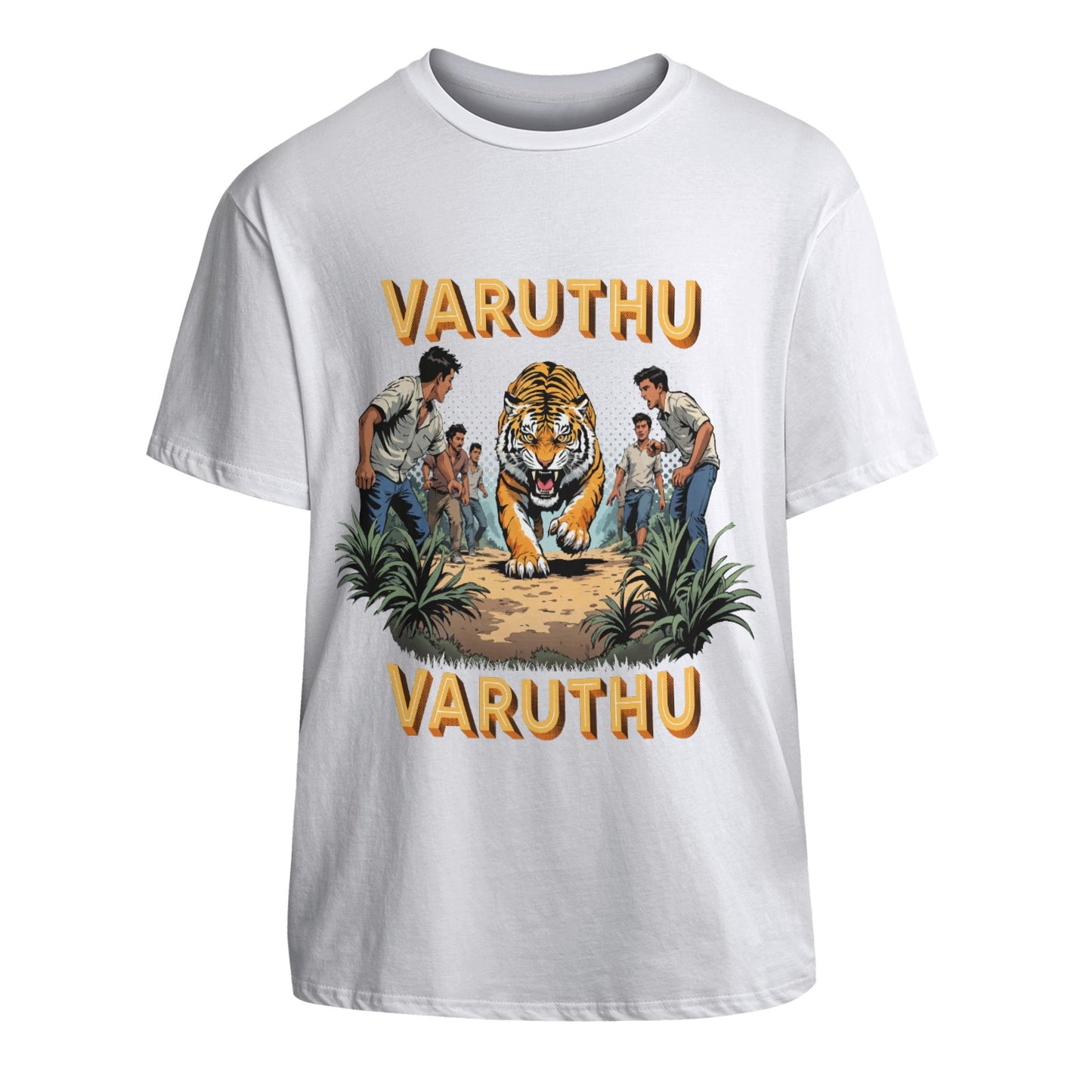 Varuthu Varuthu - Raaja Unisex Cotton T-Shirt With Short Sleeve
