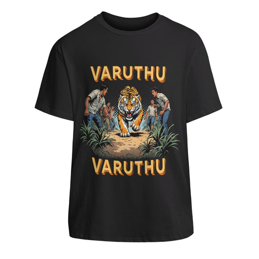 Varuthu Varuthu - Raaja Unisex Cotton T-Shirt With Short Sleeve
