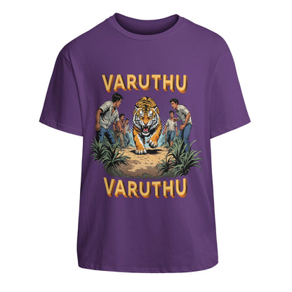 Varuthu Varuthu - Raaja Unisex Cotton T-Shirt With Short Sleeve