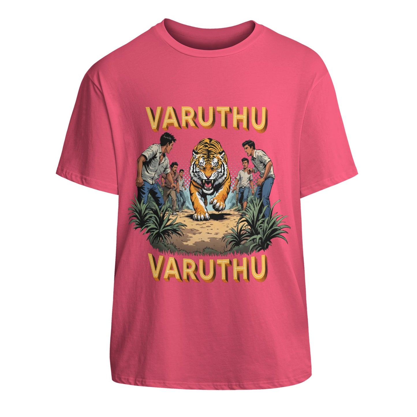 Varuthu Varuthu - Raaja Unisex Cotton T-Shirt With Short Sleeve
