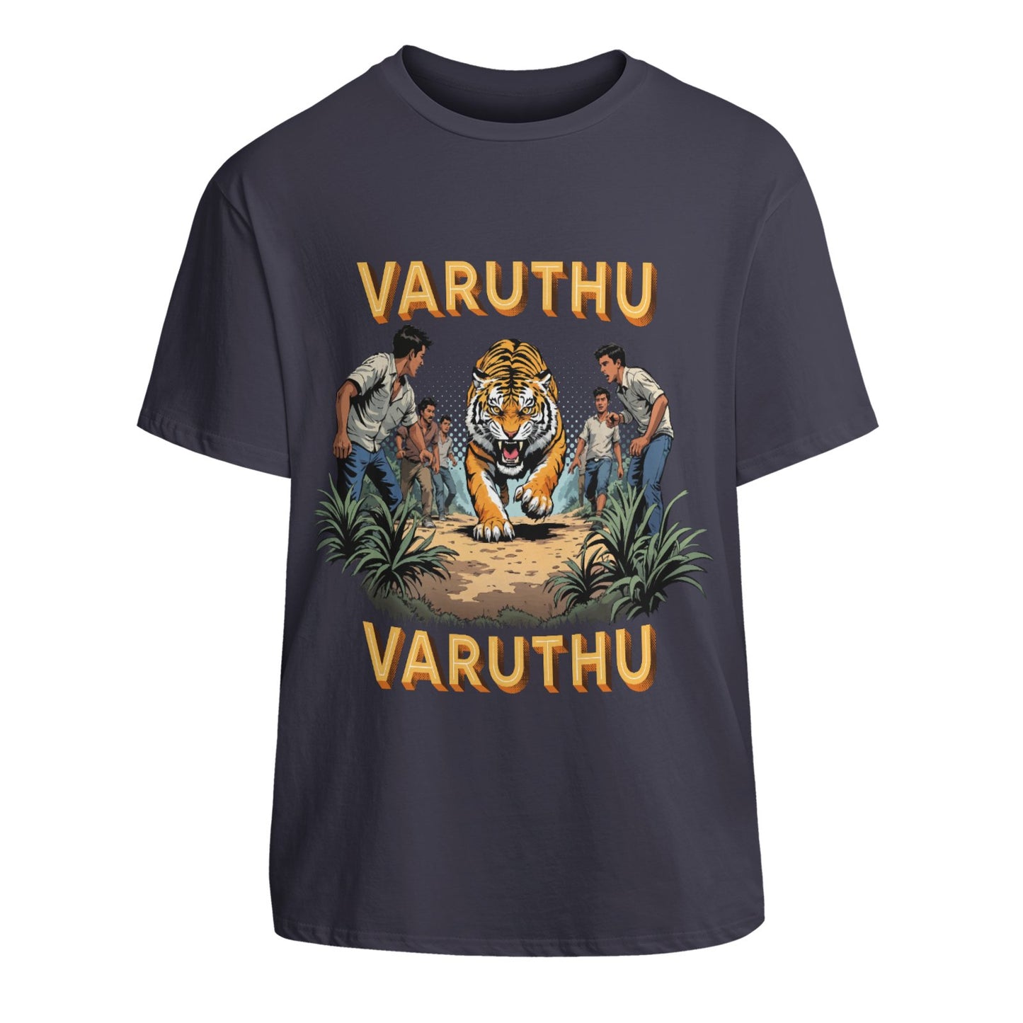 Varuthu Varuthu - Raaja Unisex Cotton T-Shirt With Short Sleeve