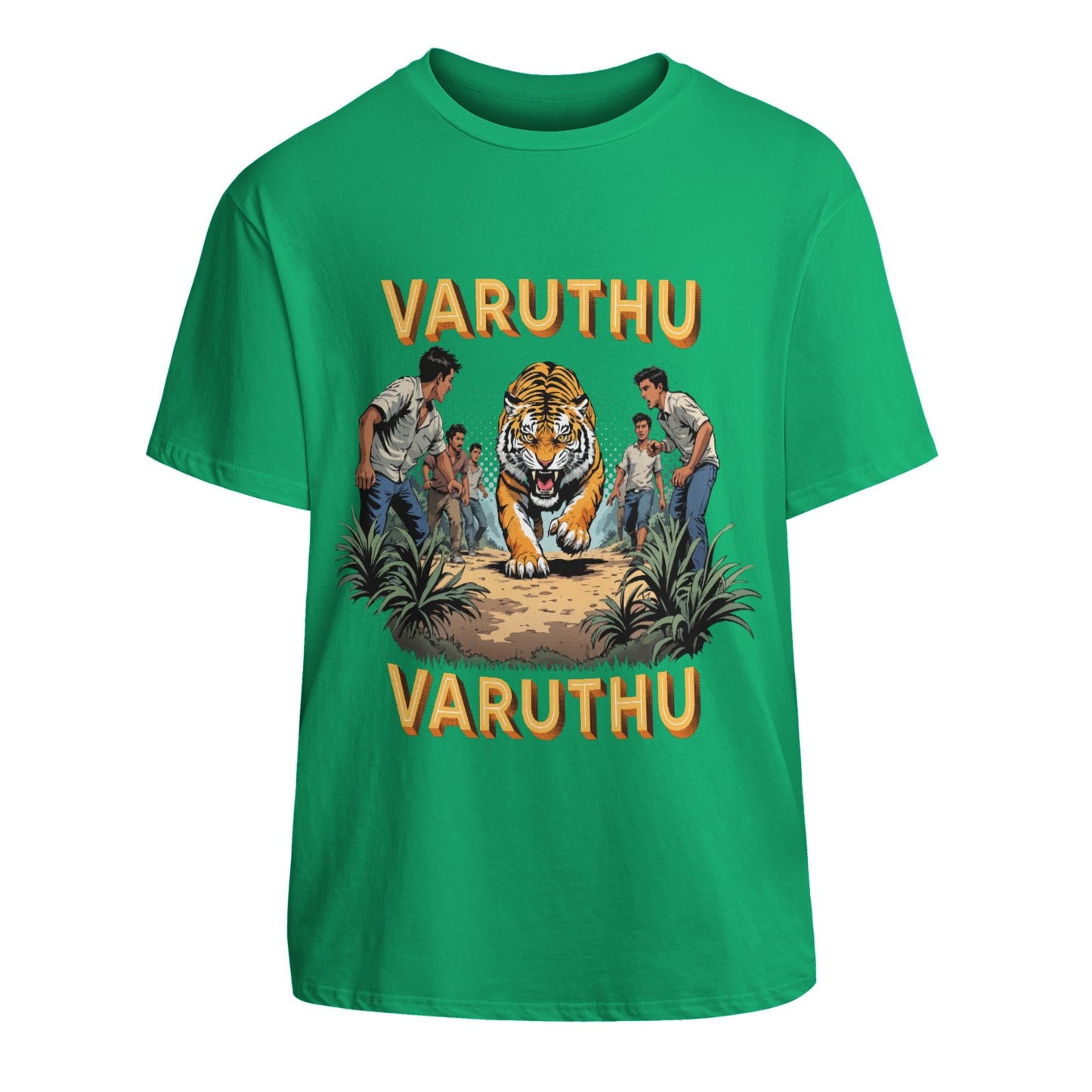Varuthu Varuthu - Raaja Unisex Cotton T-Shirt With Short Sleeve