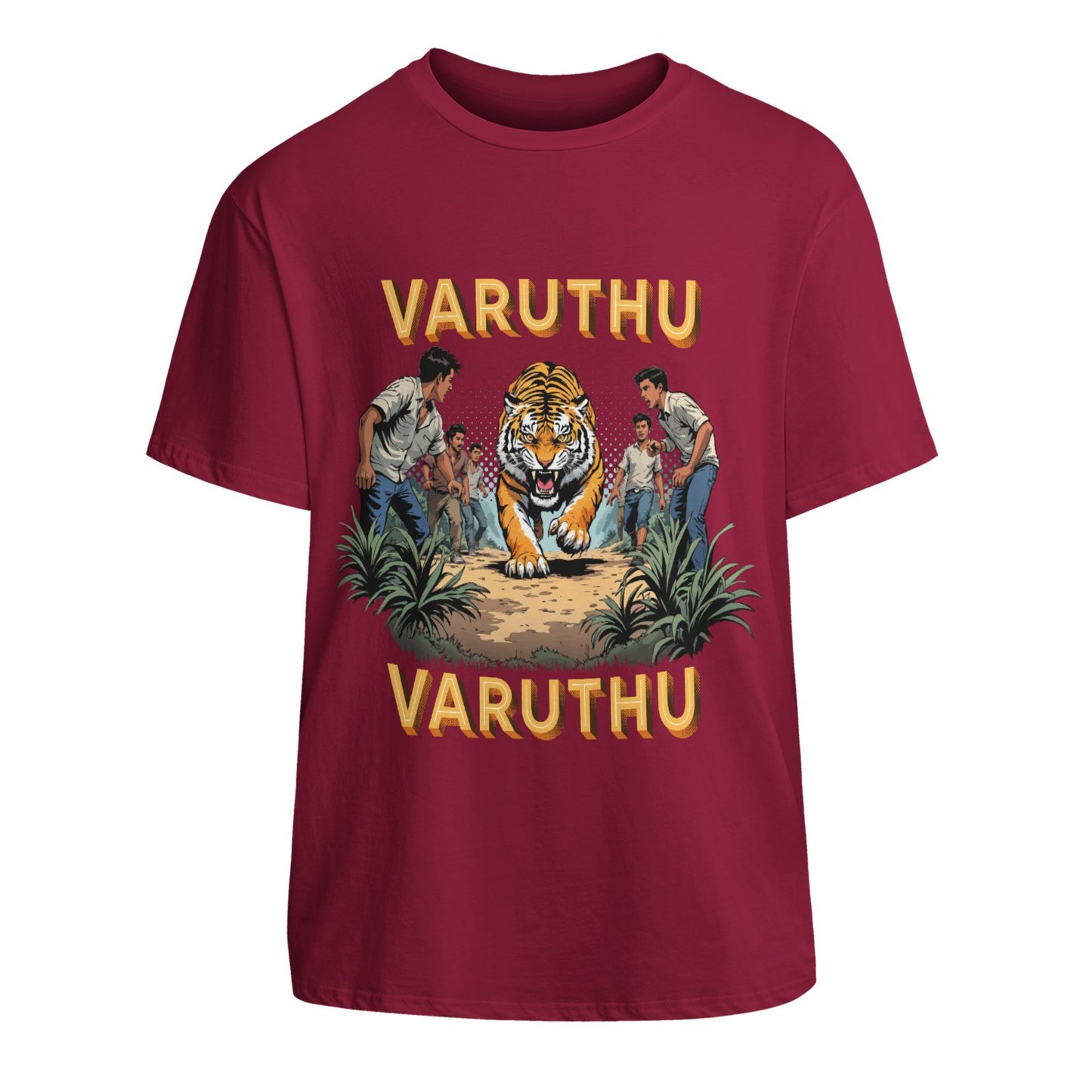 Varuthu Varuthu - Raaja Unisex Cotton T-Shirt With Short Sleeve