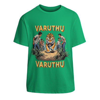 Varuthu Varuthu - Raaja Unisex Cotton T-Shirt With Short Sleeve