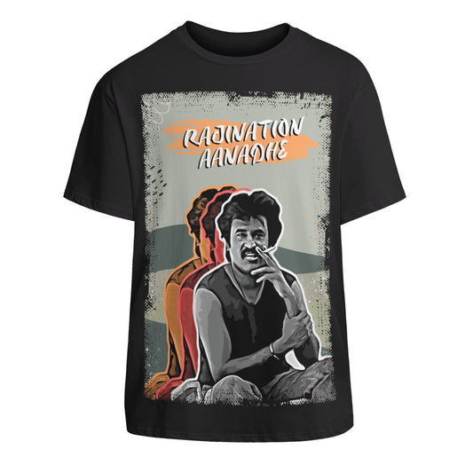 Rajination Aanadhe - Unisex Cotton T-Shirt With Short Sleeve