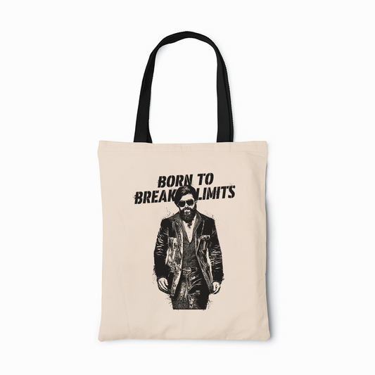 KGF "Born to Break Limits" - Rocking Star Yash Eco Tote Bag