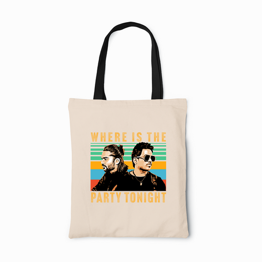 Where is the Party Tonight - U1 x STR Eco Tote Bag