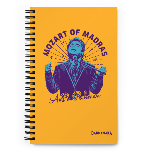 AR Rahman AKA Mozart of Madras - Spiral notebook