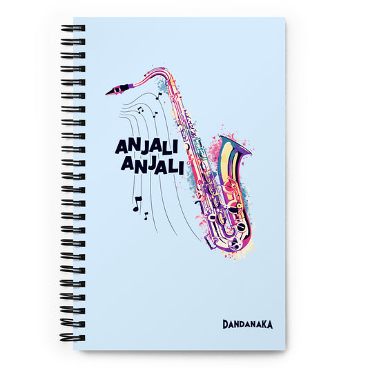 Anjali Anjali by AR Rahman - Spiral notebook