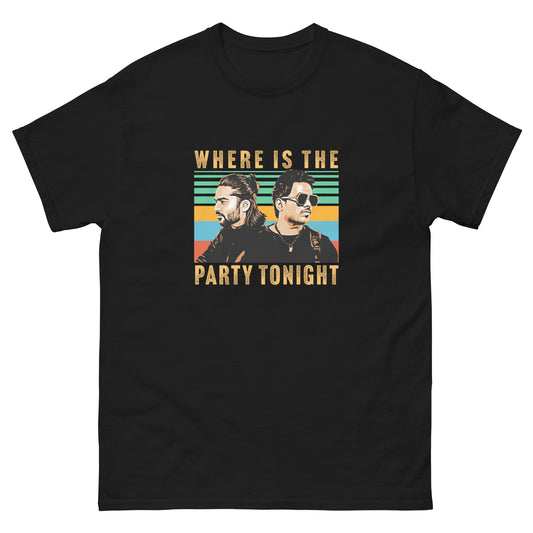 Where is the Party Tonight - U1 x STR Unisex classic tee