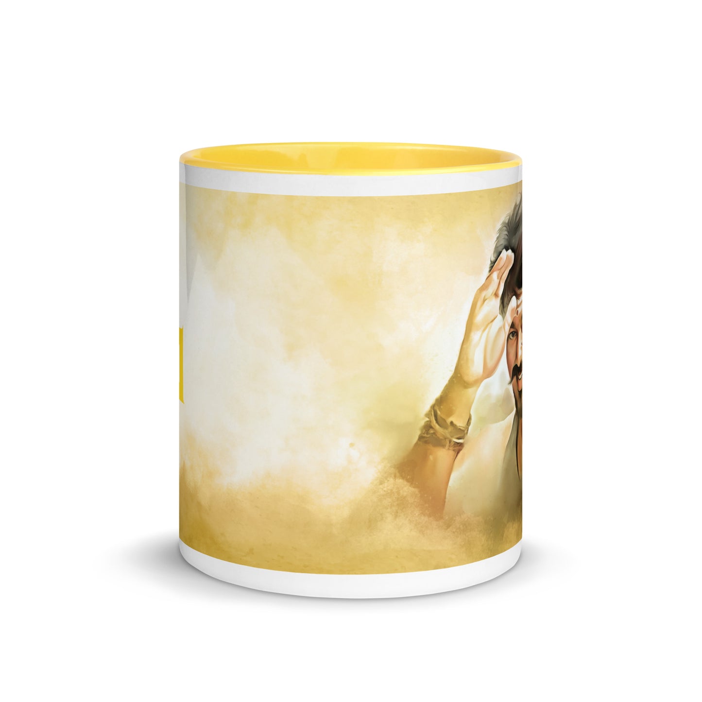 Canvas Art Vijay Mug with Colour Inside